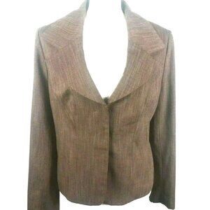 The Limited Blazer Jacket Sz 8 Brown Dressy Casual Work Office Wear Event